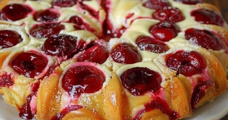 Cherry Cheese Coffee Cake