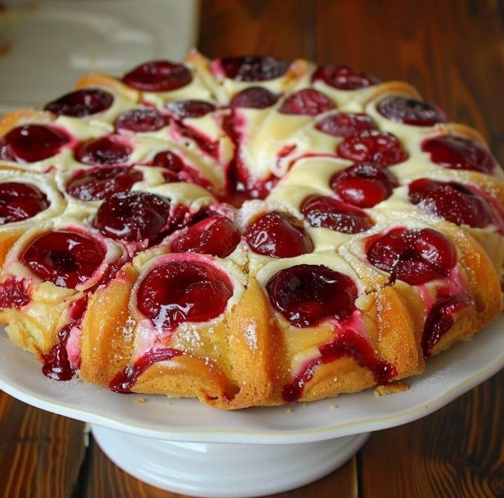 Cherry Cheese Coffee Cake
