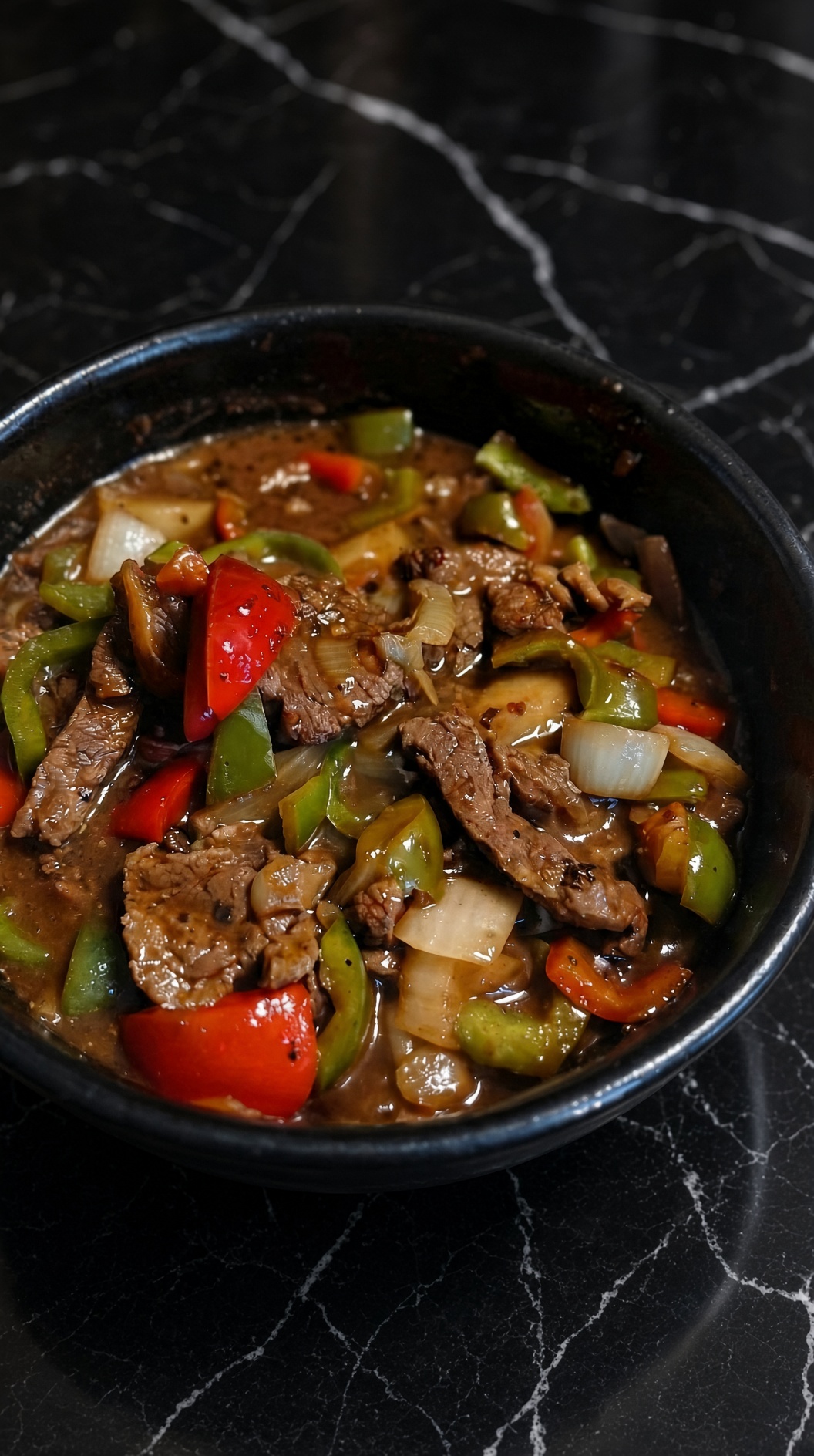 Crockpot Pepper Steak