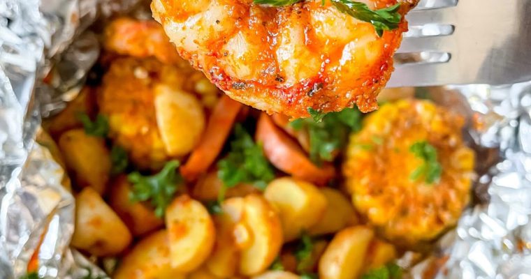 Cajun Shrimp Boil in Foil