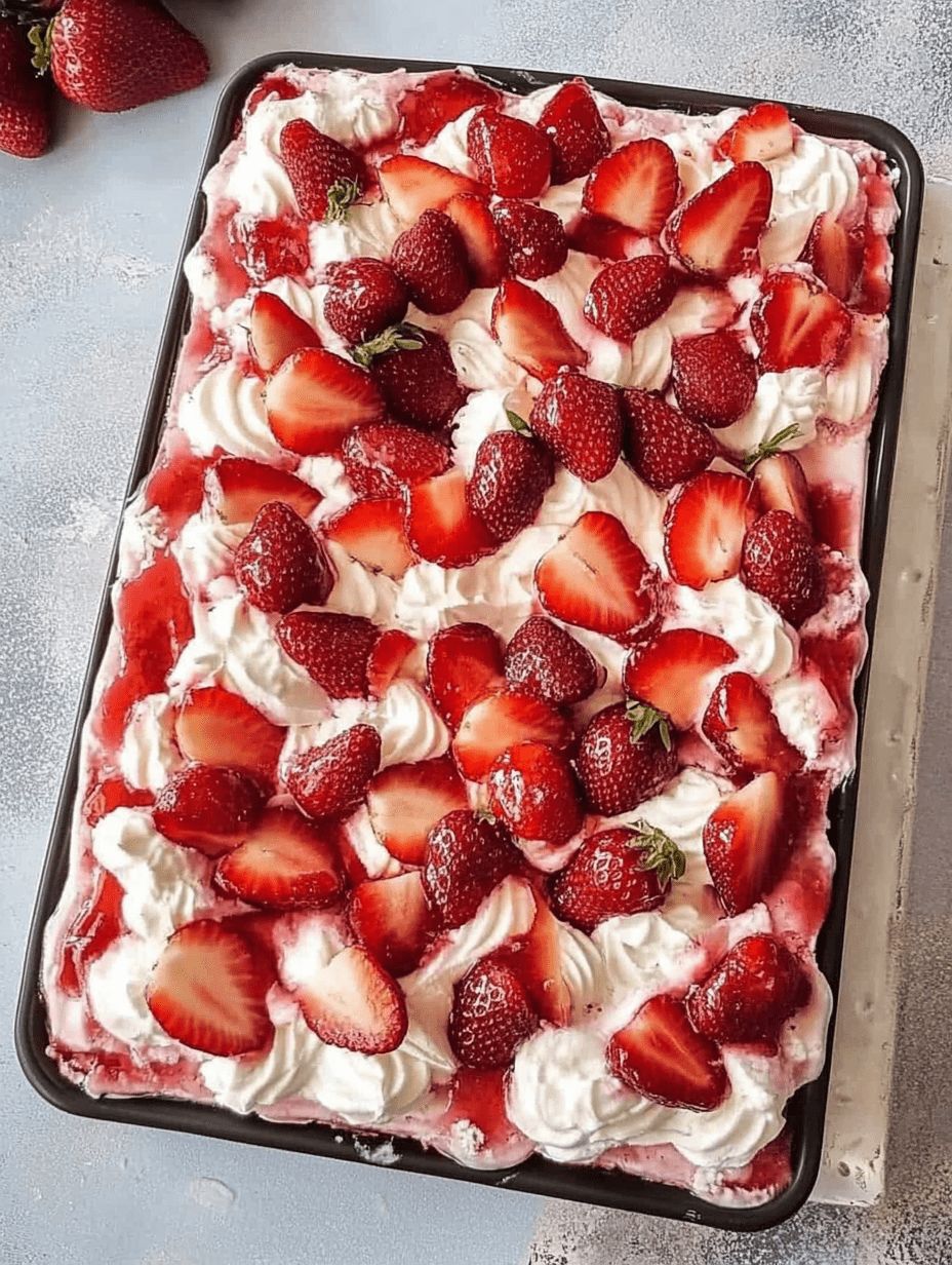 Strawberry Cream Cheese Icebox Cake