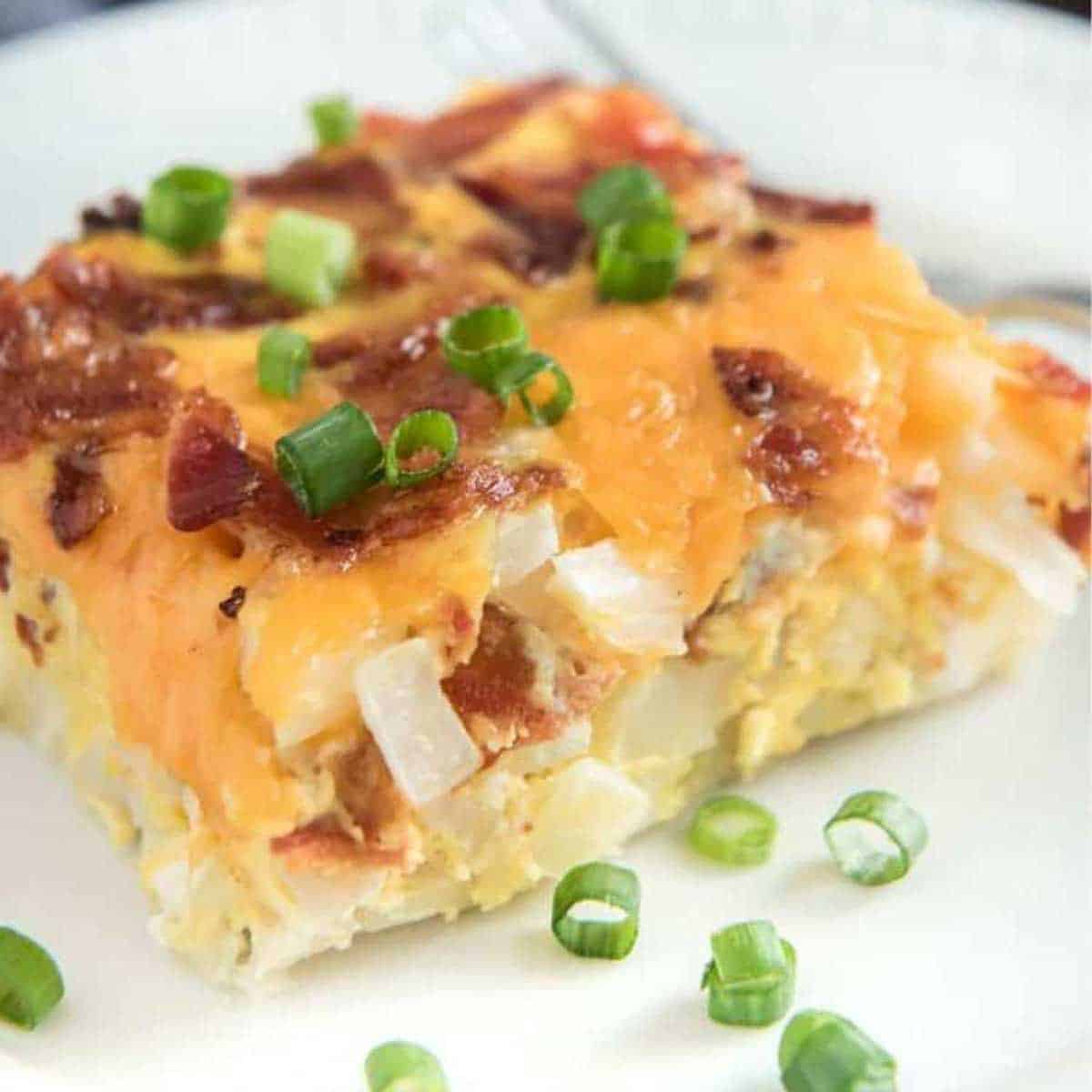 Bacon Egg and Hashbrown Casserole