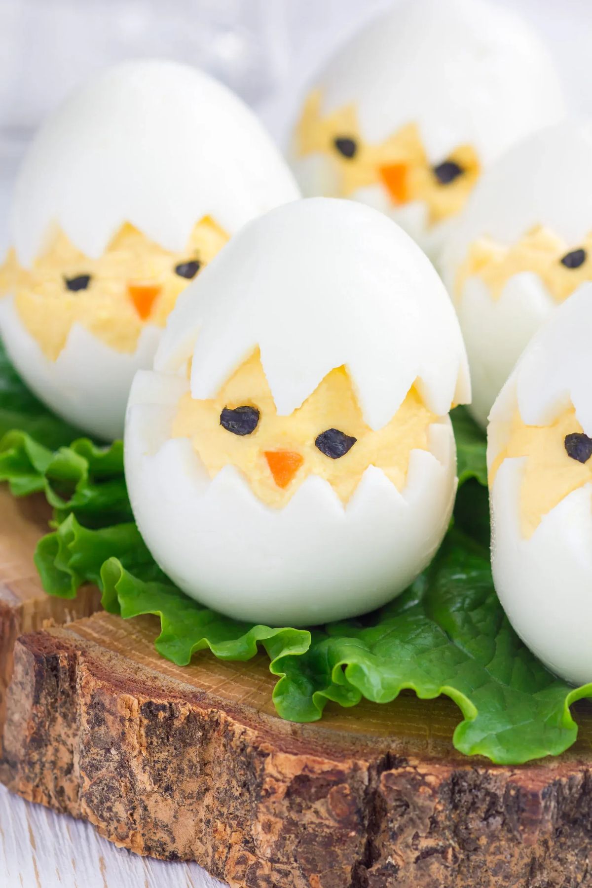 Easter Chick Deviled Eggs