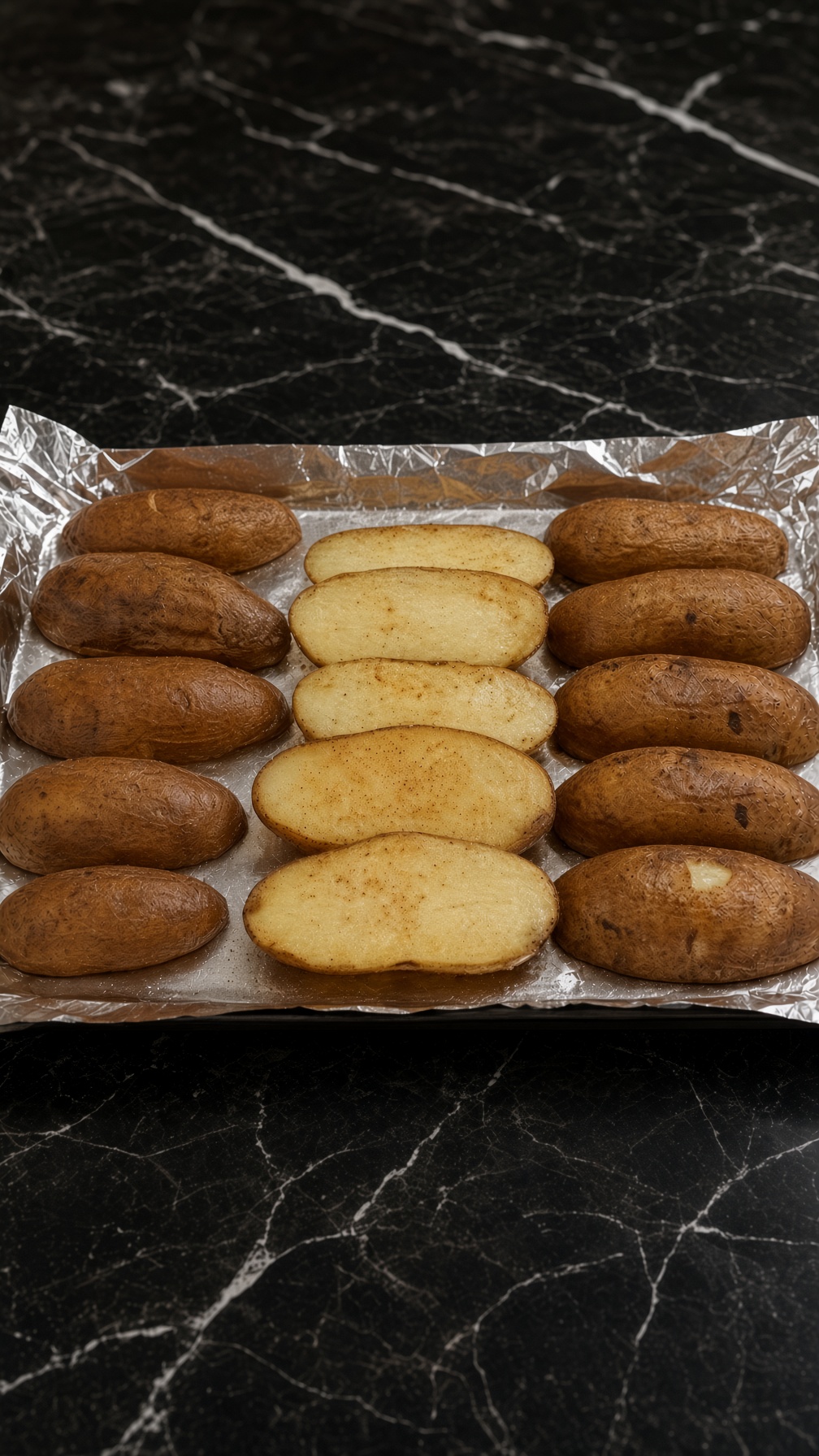 OVEN ROASTED LARGE MELTING POTATOES!!!