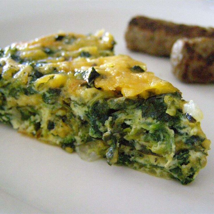 CRUSTLESS SPINACH QUICHE
