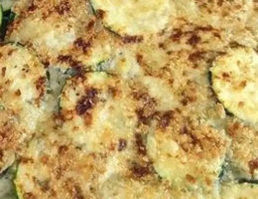 Cheesy Scalloped Zucchini