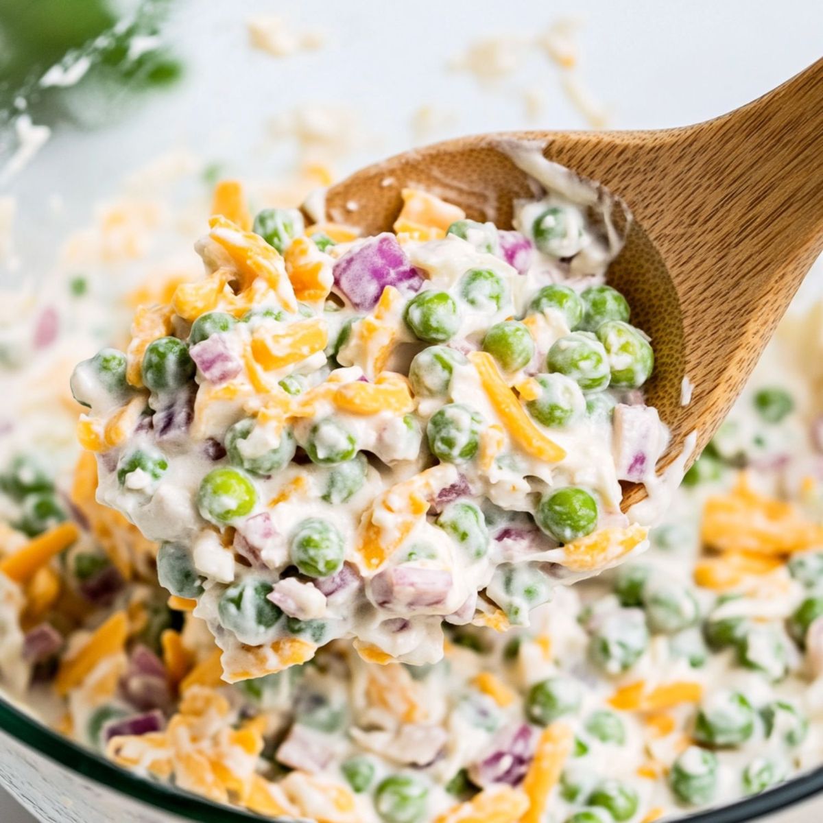 CLASSIC CREAMY PEA SALAD