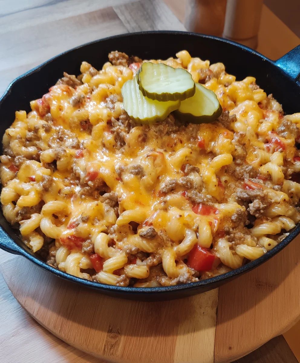 One Pot Cheeseburger Casserole