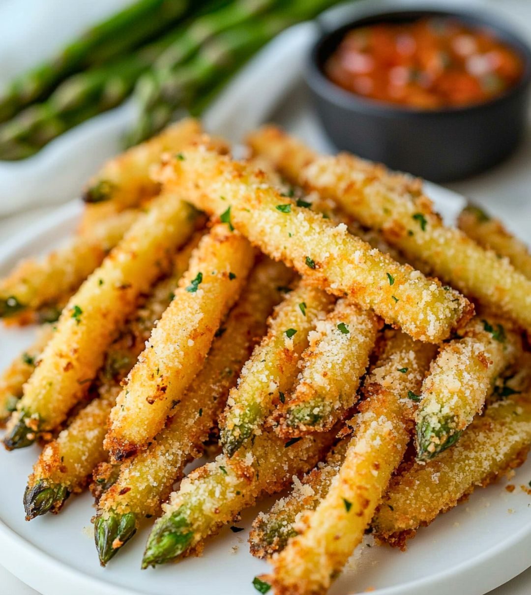 Parmesan-Crusted Asparagus Fries