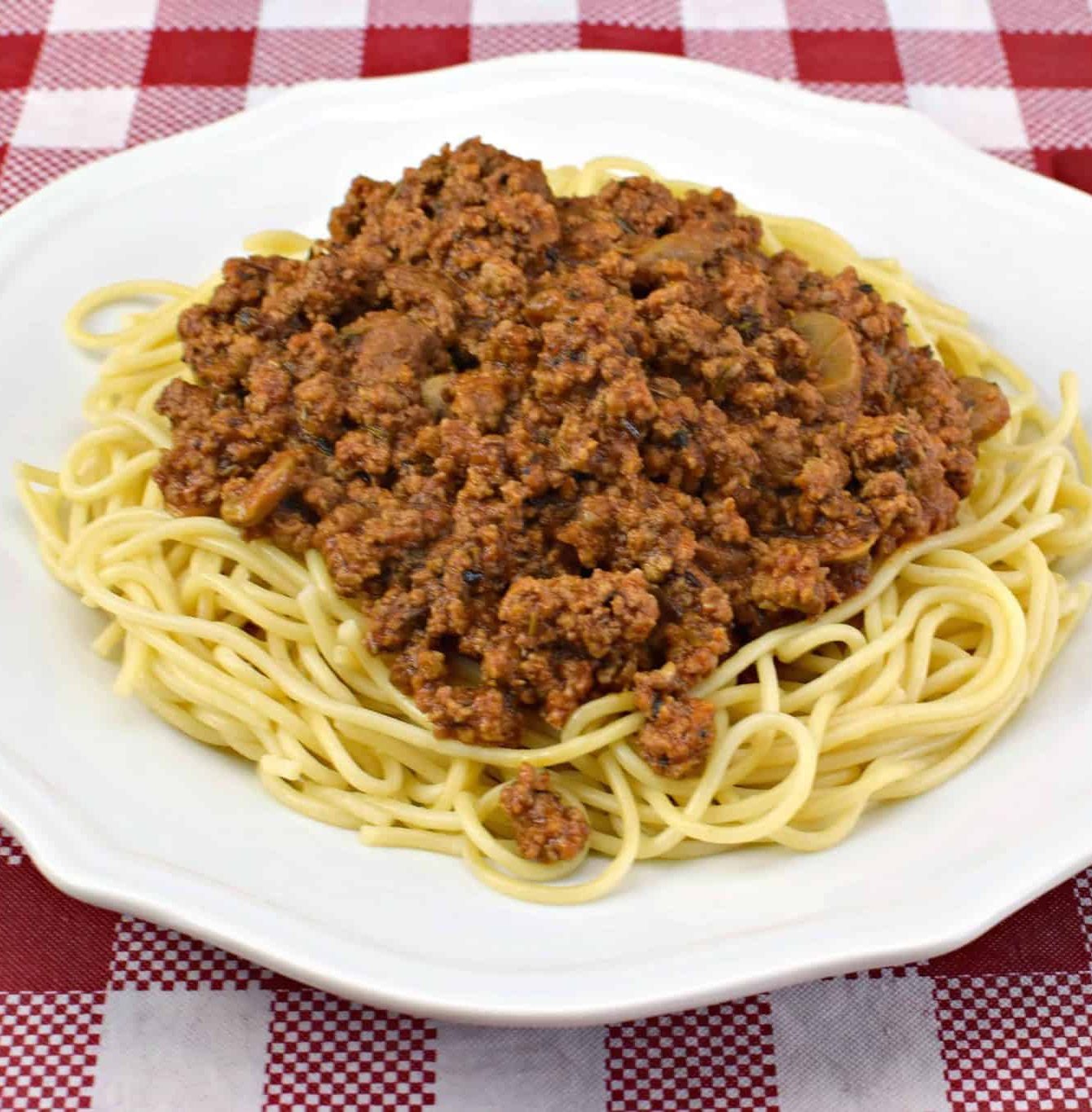 Linda’s Old Fashioned Spaghetti (Crock Pot)