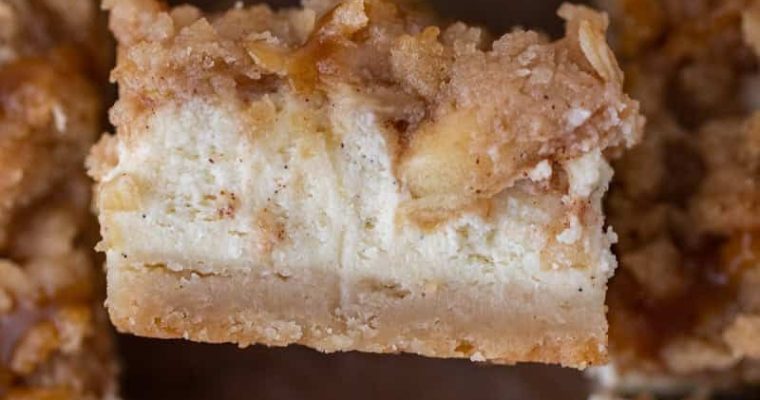 Apple Cheesecake Bars