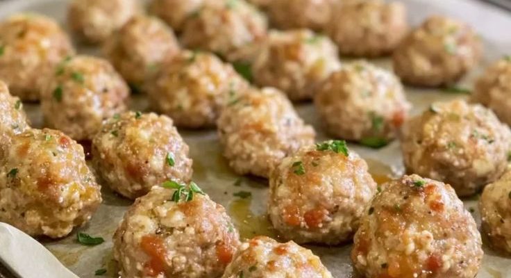 Easy Baked Meatballs