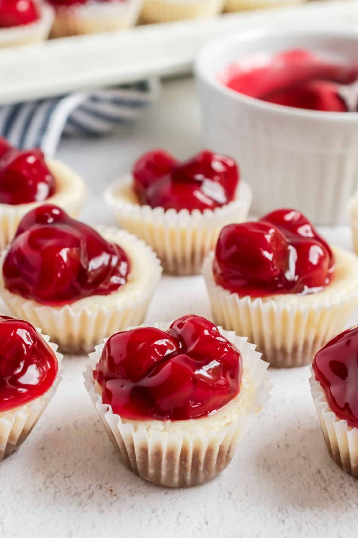 Mini Strawberry Cheesecake Bites