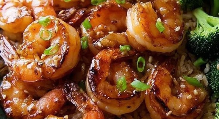 Quick & Healthy Dinner 20 Minute Honey Garlic Shrimp