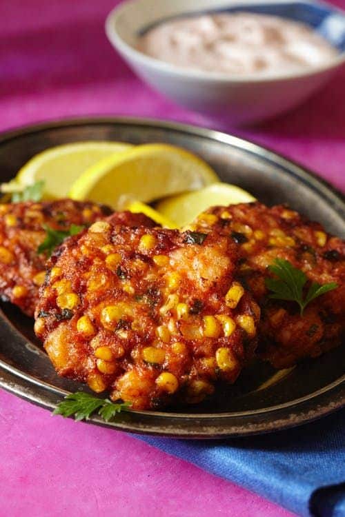 Corn and Shrimp Fritters