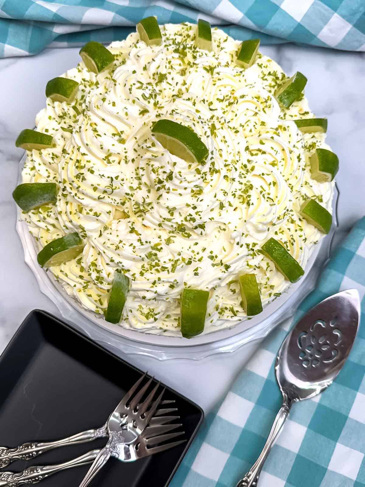 No-Bake Key Lime Cheesecake