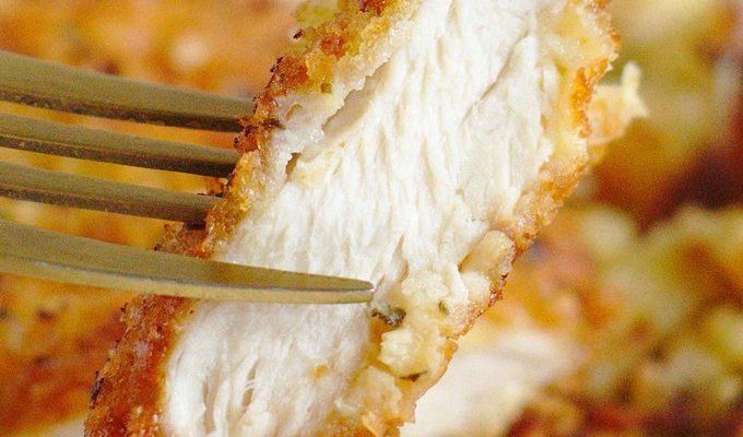 Baked Chicken Schnitzel