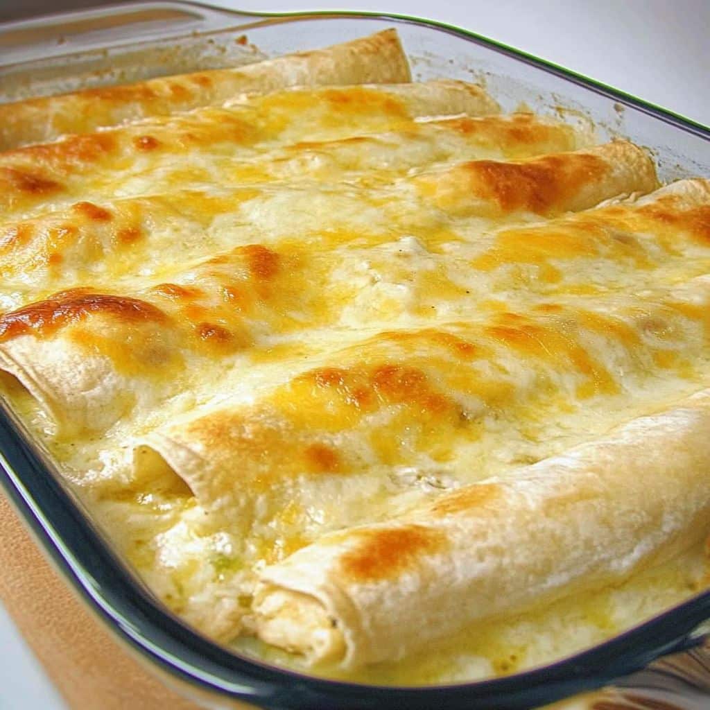 White Chicken Enchiladas