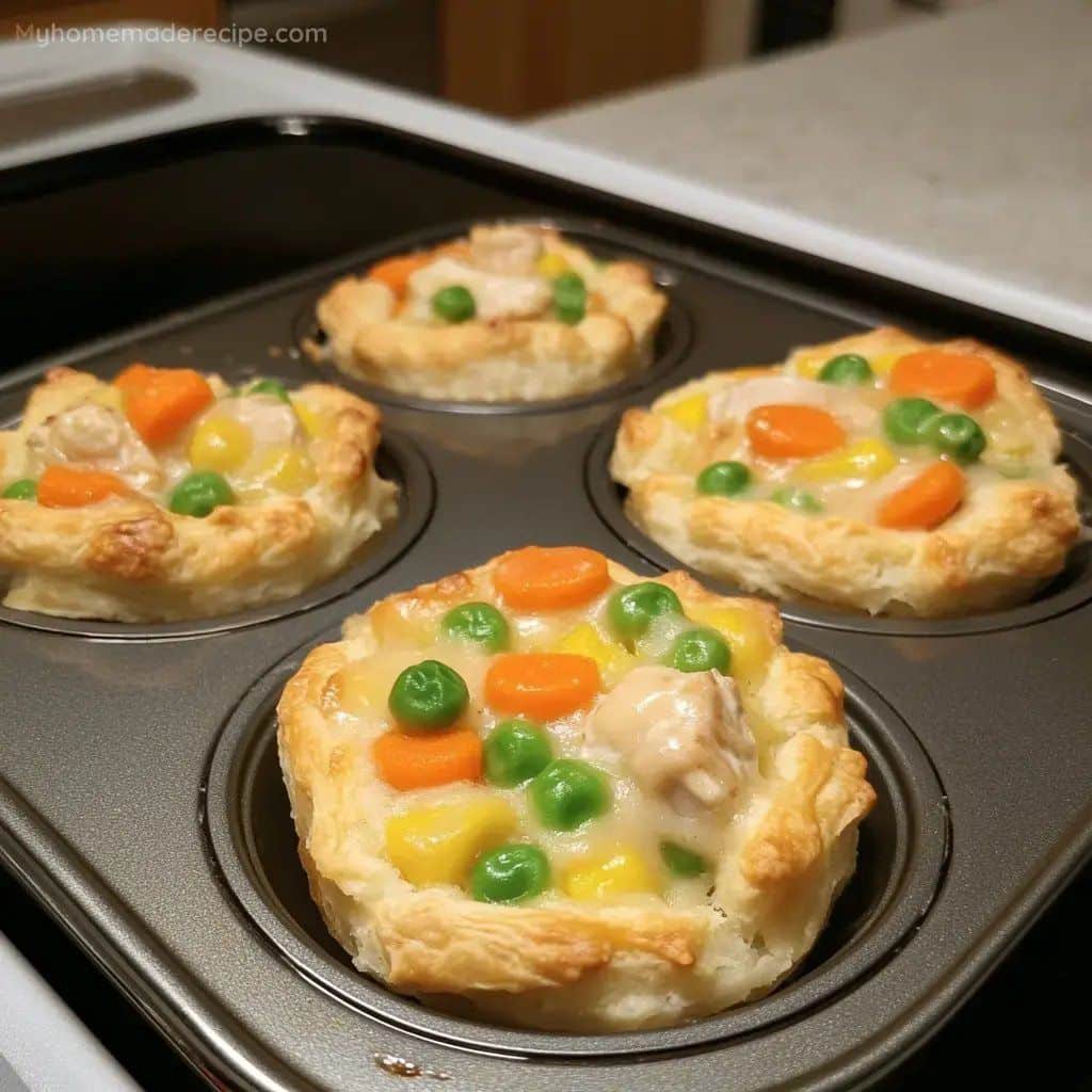 HOMEMADE MINI CHICKEN POT PIES