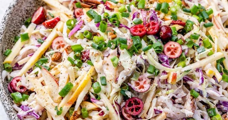 Cranberry Apple Coleslaw