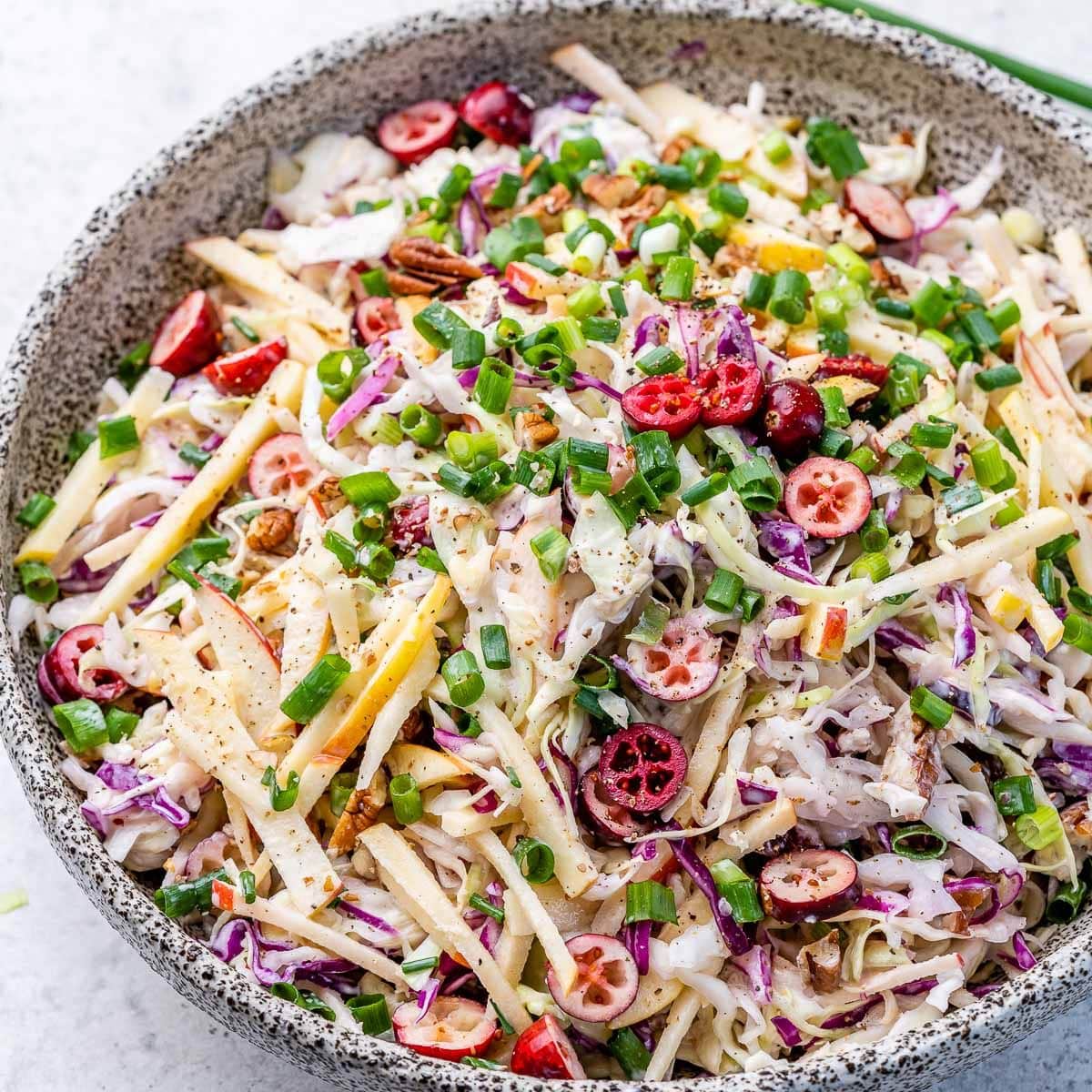 Cranberry Apple Coleslaw