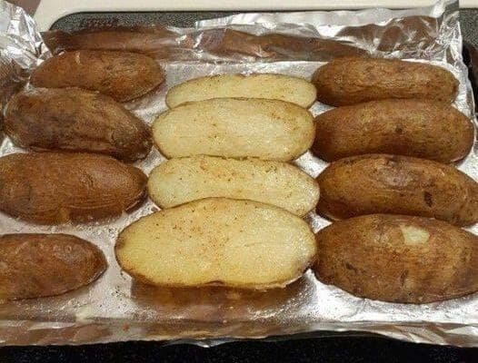 OVEN ROASTED LARGE MELTING POTATOES!!!