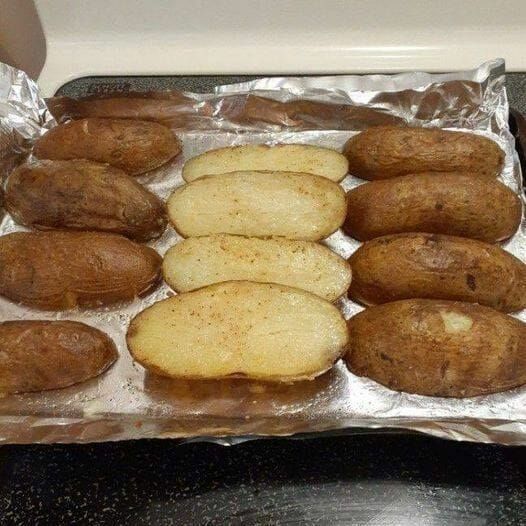 OVEN ROASTED LARGE MELTING POTATOES!!!