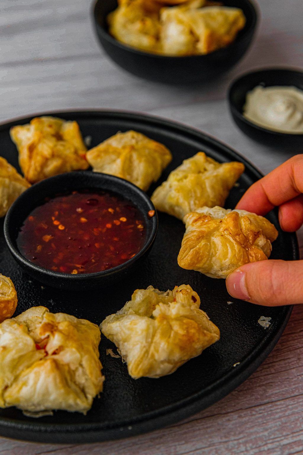 CRAB AND CREAM CHEESE SNACKS