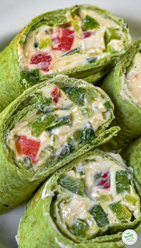 VEGETABLE & CREAM CHEESE TORTILLA ROLL UPS