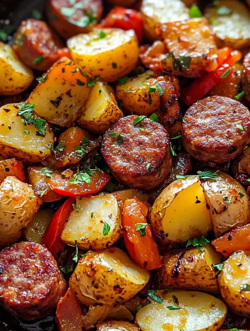 Smoked Sausage and Potato Skillet