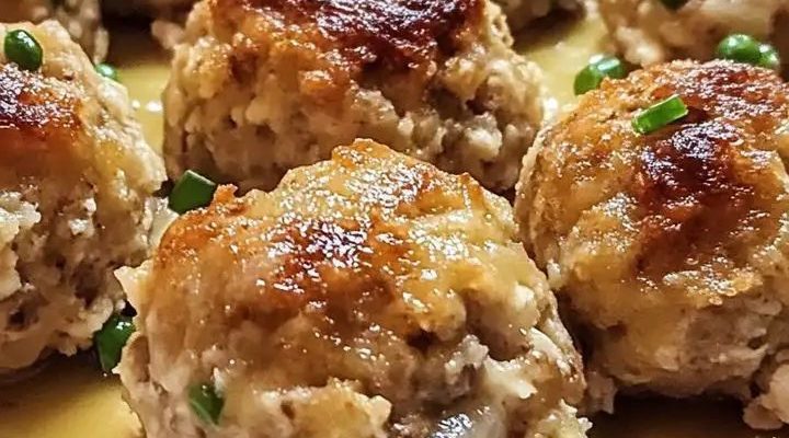 Leftover Turkey Stuffing Balls