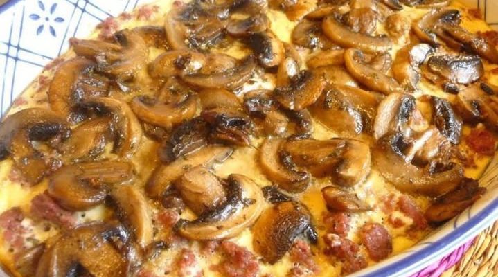 Hamburger Mushroom Bake