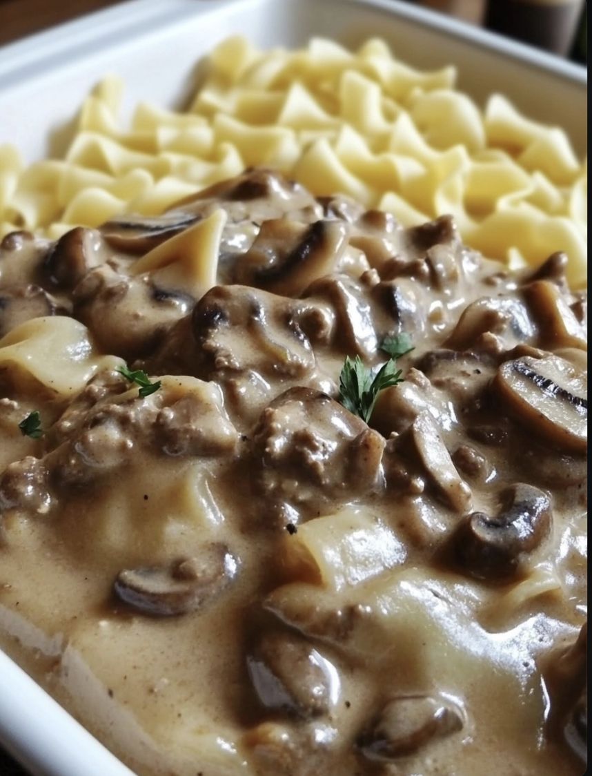Easy Stroganoff Casserole