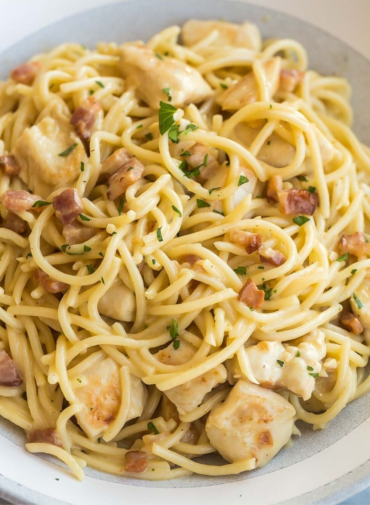 The Best Chicken Carbonara