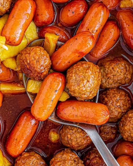 Meatball Pineapple Smokies