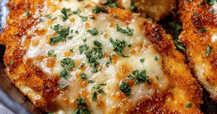 Copycat Longhorn Parmesan Crusted Chicken
