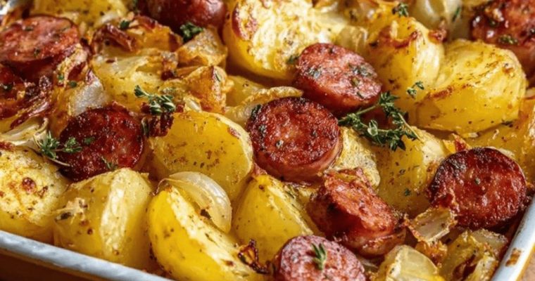 Smoked Sausage & Potato Bake