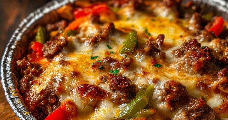 Low Carb Crustless Pizza Bowl