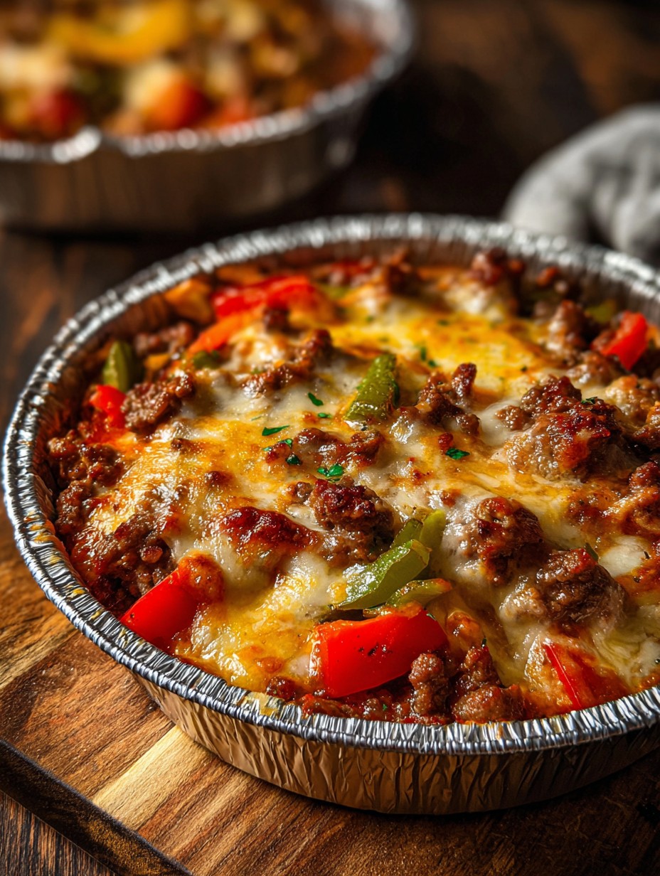 Low Carb Crustless Pizza Bowl