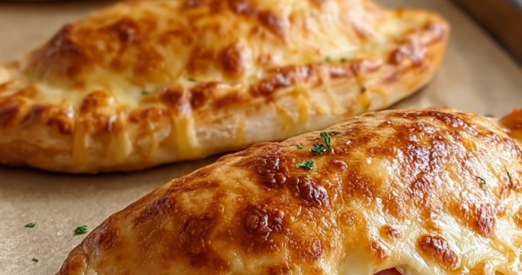 Ham and Cheese Calzones
