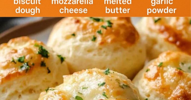 Pillsbury Biscuit Garlic Butter Cheese Bombs