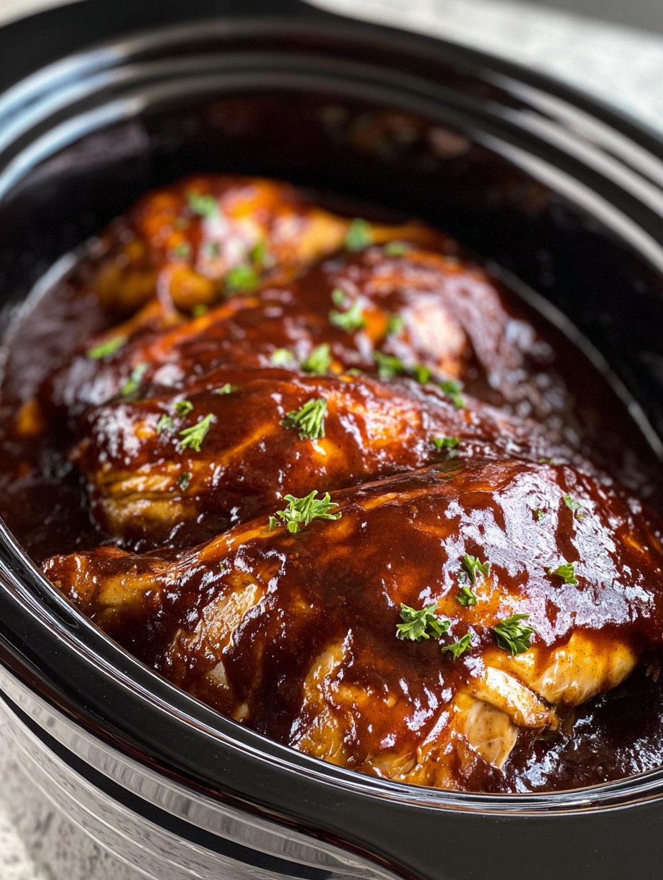 Slow Cooker Amish BBQ Chicken