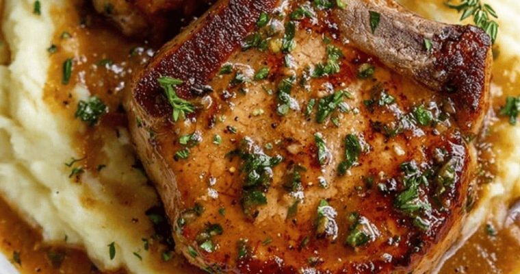 Mama’s Herb-Infused Casserole Chops