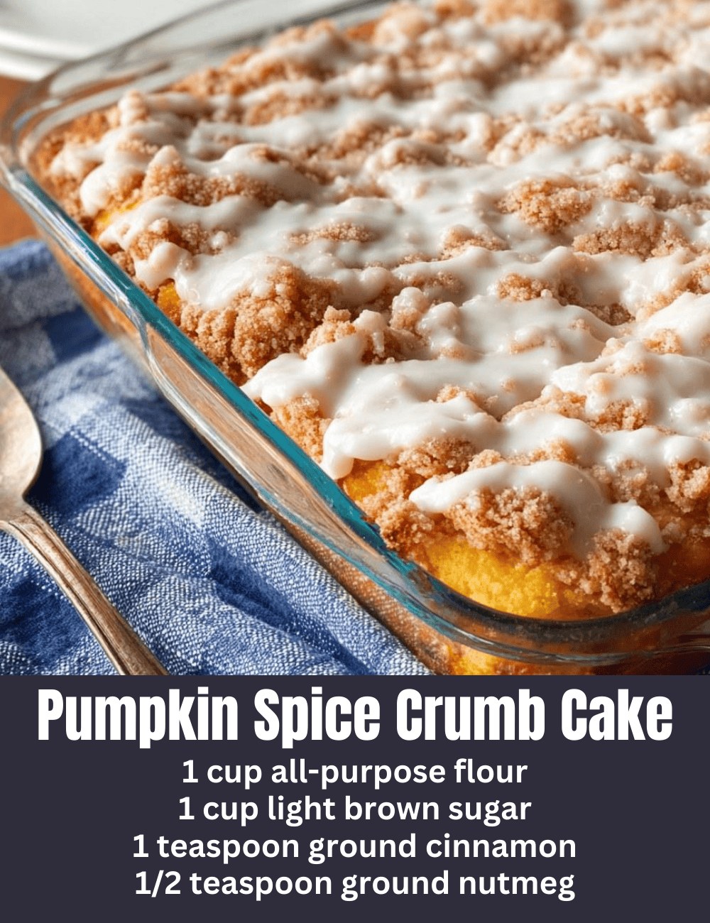 Pumpkin Spice Crumb Cake