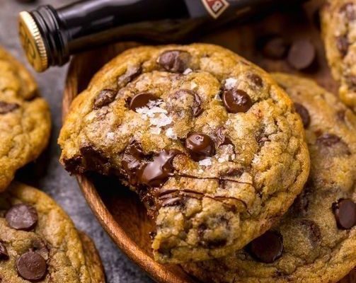 Baileys Irish Cream Chocolate Chip Cookies