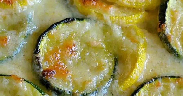 Zucchini and Squash Au Gratin