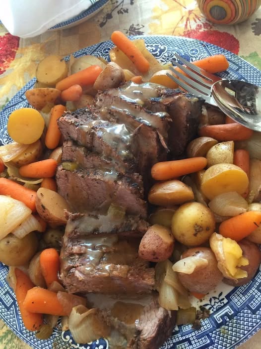 SLOW COOKER “MELT IN YOUR MOUTH” POT ROAST