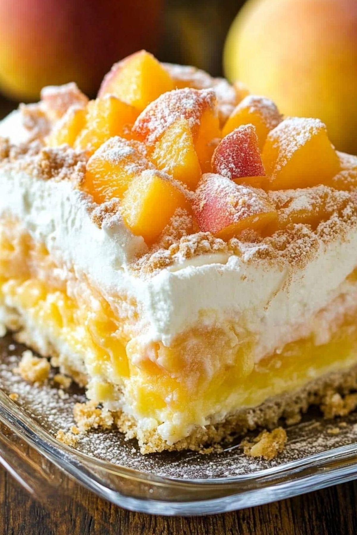 FRESH PEACH DELIGHT DESSERT