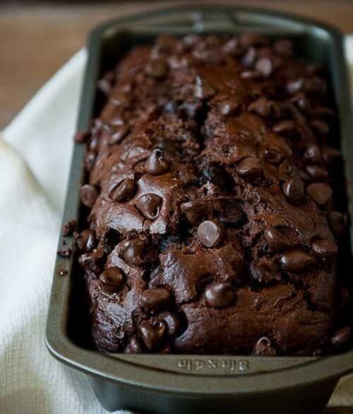 FUDGY CHOCOLATE ZUCCHINI BREAD