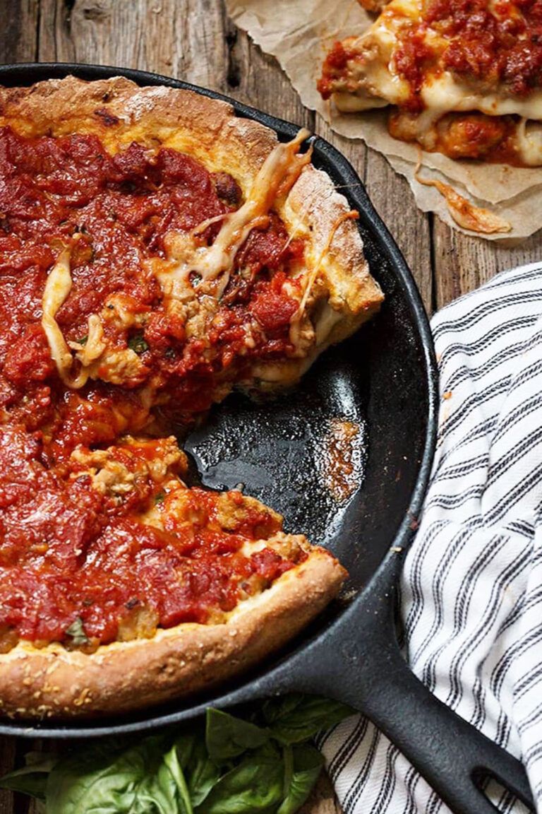 CHICAGO STYLE DEEP DISH PIZZA